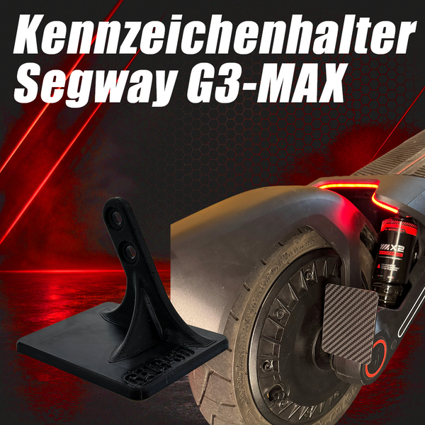 Kennzeichenhalter - Segway G3-Max