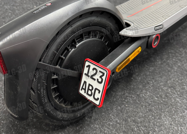 Kennzeichenhalter - Segway E3-Pro