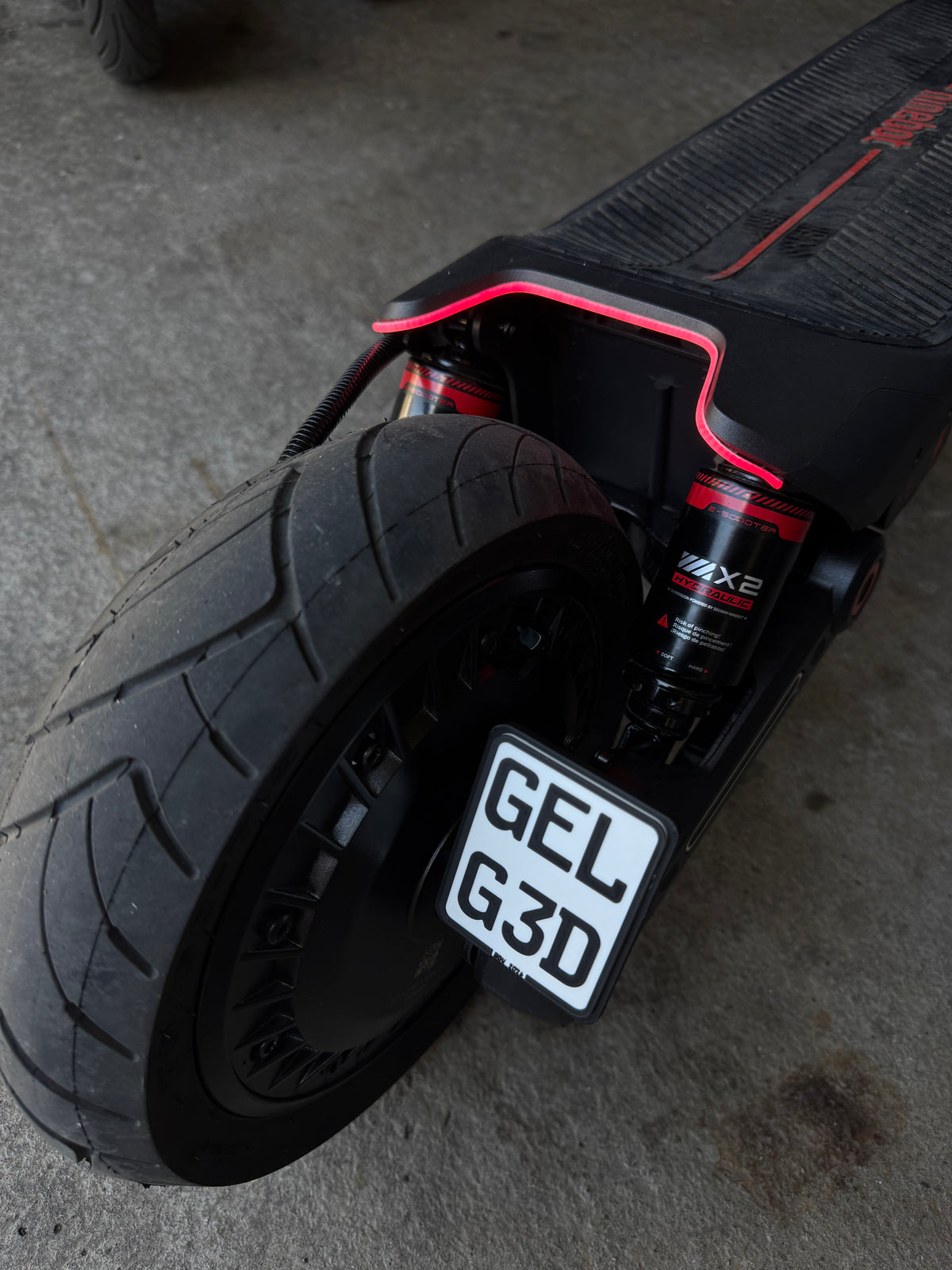 LED Rücklicht mit Bremslicht - Segway G3-Max