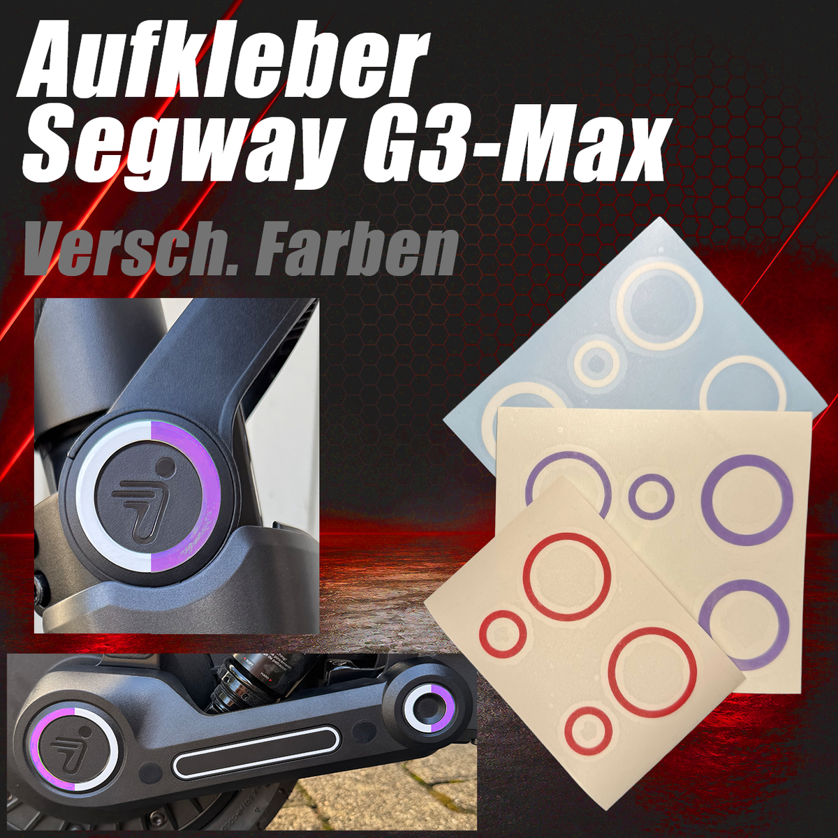 Schwingenaufkleber (Beidseitig)