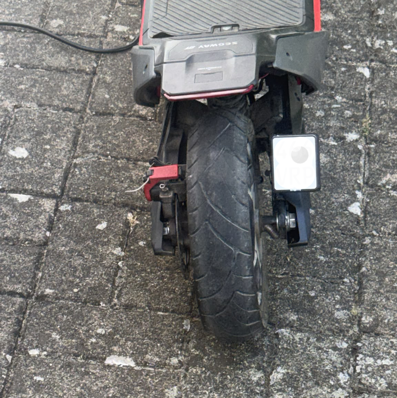 Kennzeichenhalter + LED-Rücklicht - Segway ZT3-Pro