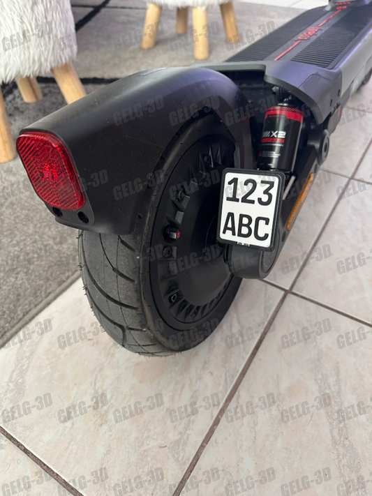 Kennzeichenhalter für Segway G3 Max